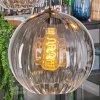Koyoto Suspension, Boule lumineuse, Suspension Ambre, Clair, Fumé, 5 lumières