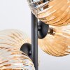 Chehalis Plafonnier, Boule lumineuse Ambre, 4 lumières