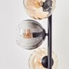 Koyoto Boule lumineuse, Lampadaire Ambre, Clair, Fumé, 6 lumières