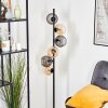 Koyoto Boule lumineuse, Lampadaire Ambre, Fumé, 6 lumières