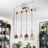 Koyoto Suspension, Boule lumineuse, Suspension Écru, Noir, 4 lumières