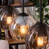 Koyoto Suspension, Boule lumineuse, Suspension Écru, Noir, 4 lumières