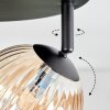 Chehalis Plafonnier, Boule lumineuse Ambre, 4 lumières
