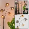 Gastor Boule lumineuse, Lampadaire Ambre, Clair, Fumé, 5 lumières