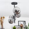 Chehalis Plafonnier, Boule lumineuse Fumé, 4 lumières