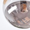 Chehalis Plafonnier, Boule lumineuse Or, Noir, 3 lumières