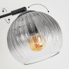Koyoto Boule lumineuse, Lampadaire Clair, Fumé, 3 lumières