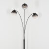 Koyoto Boule lumineuse, Lampadaire Clair, Fumé, 3 lumières