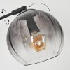 Koyoto Boule lumineuse, Lampadaire Ambre, Clair, Fumé, 3 lumières