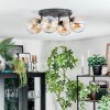 Gastor Plafonnier, Boule lumineuse Ambre, Clair, 4 lumières Gastor Plafonnier, Boule lumineuse Ambre, Clair, 4 lumières