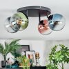 Gastor Plafonnier, Boule lumineuse Bleu, Vert, Clair, Cuivré, 4 lumières