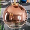 Koyoto Suspension, Boule lumineuse, Suspension Or, Noir, 5 lumières