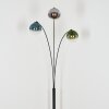 Gastor Boule lumineuse, Lampadaire Bleu, Chrome, Vert, Clair, Fumé, 3 lumières
