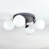 Gastor Plafonnier, Boule lumineuse Blanc, 4 lumières