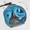 Ripoll Boule lumineuse, Lampadaire Bleu, Or, Cuivré, 3 lumières