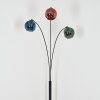 Ripoll Boule lumineuse, Lampadaire Bleu, Vert, Cuivré, 3 lumières
