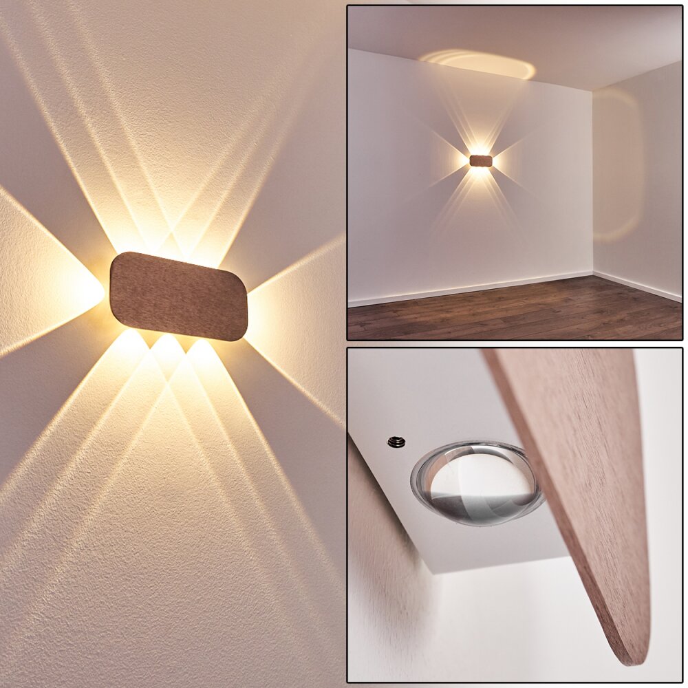 Applique murale Homad LED Or rose, Blanc, 1 lumière main product photo