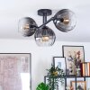 Koyoto Plafonnier, Boule lumineuse Clair, Fumé, 3 lumières