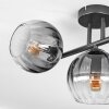 Koyoto Plafonnier, Boule lumineuse Clair, Fumé, 3 lumières