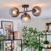 Koyoto Plafonnier, Boule lumineuse Clair, Fumé, 3 lumières
