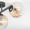 Koyoto Plafonnier, Boule lumineuse Ambre, Clair, 3 lumières