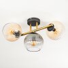 Koyoto Plafonnier, Boule lumineuse Or, Noir, 3 lumières