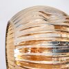 Ripoll Plafonnier, Boule lumineuse Ambre, Fumé, 3 lumières