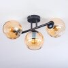 Koyoto Plafonnier, Boule lumineuse Ambre, 3 lumières
