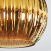 Koyoto Plafonnier, Boule lumineuse Bleu, Or, Vert, 3 lumières