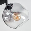 Ripoll Plafonnier, Boule lumineuse Clair, Fumé, 4 lumières
