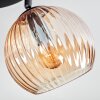 Koyoto Plafonnier, Boule lumineuse Ambre, 4 lumières