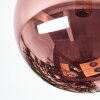Chehalis Plafonnier, Boule lumineuse Or, Noir, 3 lumières