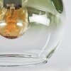 Koyoto Plafonnier, Boule lumineuse Bleu, Vert, Clair, Cuivré, 3 lumières