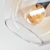 Koyoto Plafonnier, Boule lumineuse Ambre, Clair, Fumé, 4 lumières