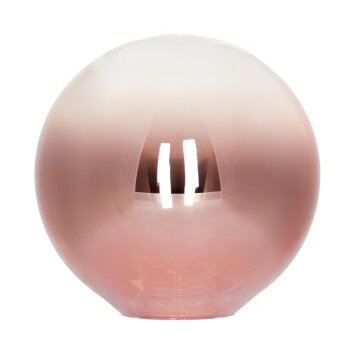 Abat-jour en verre  Chehalis Verre de rechange, pièce de rechange 10 cm Clair, Cuivré