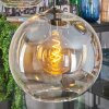Koyoto Suspension, Boule lumineuse, Suspension 45 cm Ambre, Clair, Fumé, 5 lumières