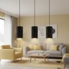 RONSECCO Luminaires Eglo Or, Noir