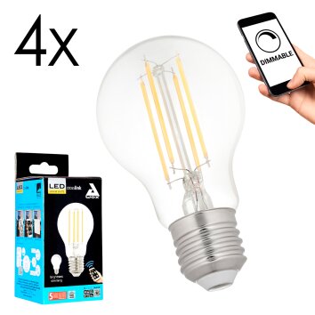 Luminaires Eglo E27 LED 6 Watt blanc chaud dimmable 806 Lumen