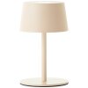 Jona Lampe à poser Luminaires Brilliant LED Beige, 1 lumière