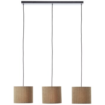 Tony Suspension Luminaires Brilliant Noir, 3 lumières