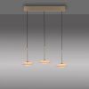 ELIPSA Suspension Luminaires Paul Neuhaus LED Bronze, 3 lumières