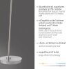 BENTE Lampadaire Luminaires Paul Neuhaus LED Argenté, 1 lumière