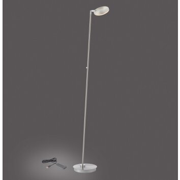 BENTE Lampadaire Luminaires Paul Neuhaus LED Argenté, 1 lumière