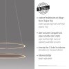 CONTURA Suspension Luminaires Paul Neuhaus LED Sable, 2 lumières