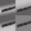 Square Suspension Luminaires Paul Neuhaus LED Anthracite, 6 lumières
