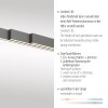 Lift Suspension Luminaires Paul Neuhaus LED Anthracite, 3 lumières