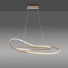 TWIST Suspension Luminaires Paul Neuhaus LED Sable, 1 lumière