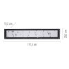 SKINA Plafonnier Luminaires Paul Neuhaus LED Noir, 1 lumière, Télécommandes