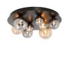 POPSICLE Plafonnier Luminaires Paul Neuhaus LED Noir, 8 lumières
