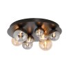 POPSICLE Plafonnier Luminaires Paul Neuhaus LED Noir, 8 lumières